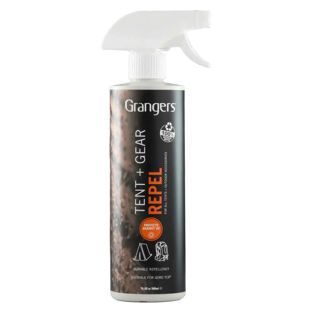 Grangers Tent & Gear Repel UV 500ml Water Repellent 1 Grangers Tent & Gear Repel UV 500ml Water Repellent