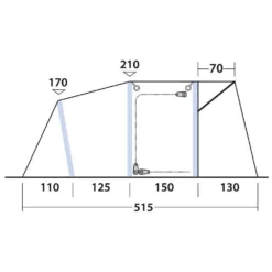 Outwell Blossburg 380 Air Caravan Tent -Outwell Sales Store outwell blossburg 380 air caravan tent 6