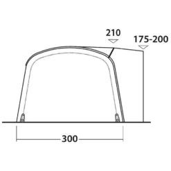 Outwell Blossburg 380 Air Caravan Tent -Outwell Sales Store outwell blossburg 380 air caravan tent 7