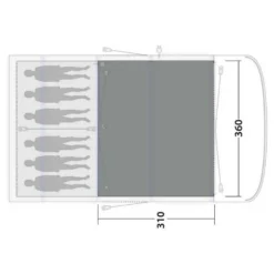 Outwell Flat Woven Hayward Lake 6ATC -Outwell Sales Store outwell flat woven hayward lake 6atc 2