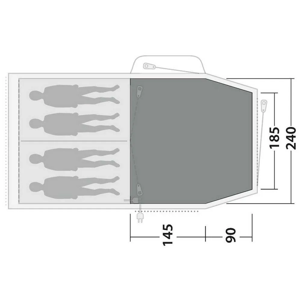 Outwell Flat Woven Springwood 4 3 Outwell Flat Woven Springwood 4 - Image 3