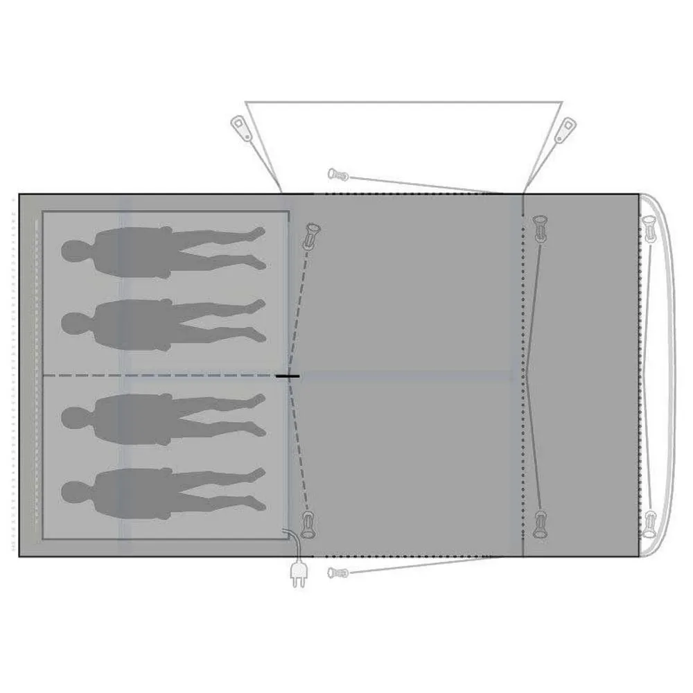 Outwell Footprint Jonesville 450SA 2 Outwell Footprint Jonesville 450SA - Image 2
