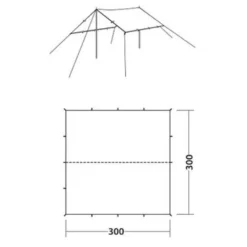 Robens Tarp 3x3 M 15 Robens Tarp 3x3 M -Outwell Sales Store robens tarp 3x3 m 7