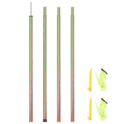 VIDAXL Sunshade Sail Pole Galvanised Steel 200Cm