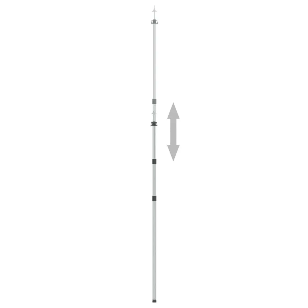 VIDAXL Telescopic Tarp Poles Length Of 102-260Cm 2 Units 2 VIDAXL Telescopic Tarp Poles Length Of 102-260Cm 2 Units - Image 2